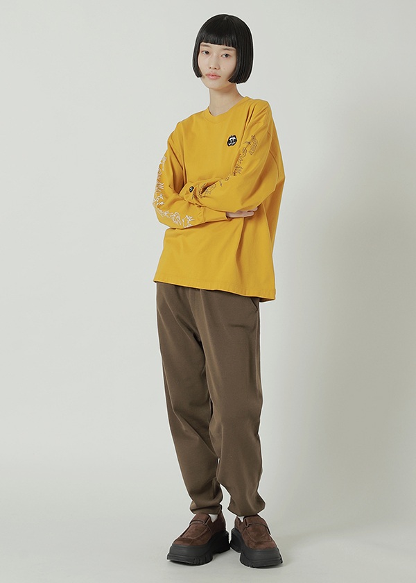 NYA- / SLEEVE ORNAMENT / ロングスリーブTシャツ