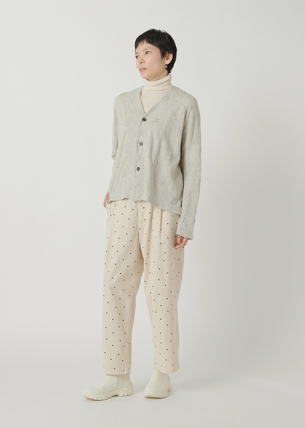Plantation / P ミニドットブリスター / カーディガン