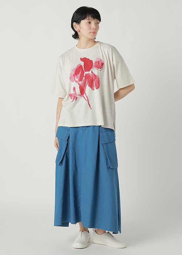 Plantation / ブラッシュフラワーT / Tシャツ