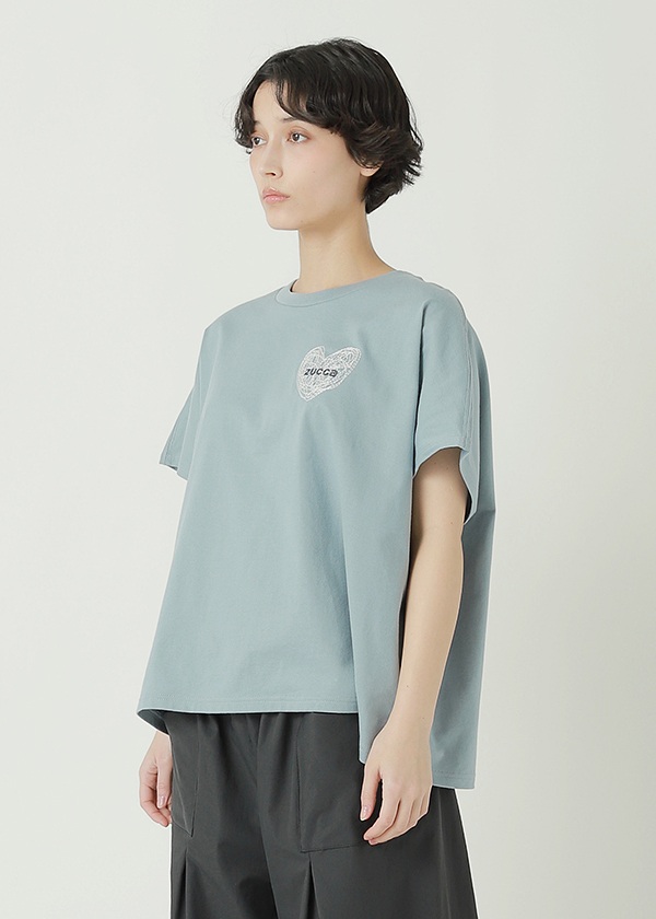 ZUCCa / ハートロゴT / Tシャツ