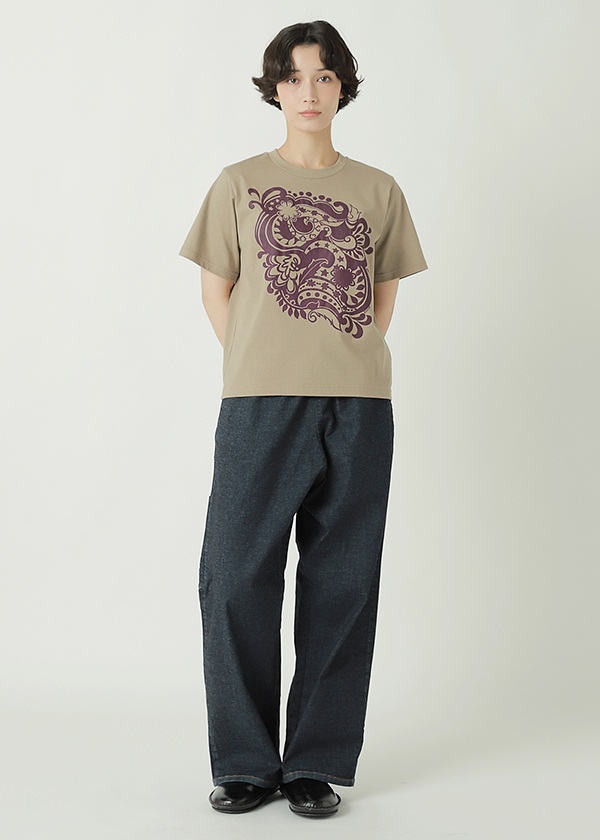 ZUCCa / S WAVE FLOWER / Tシャツ