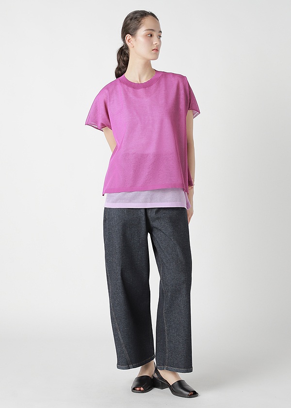 ZUCCa / DOUBLE SHEER KNIT / トップス