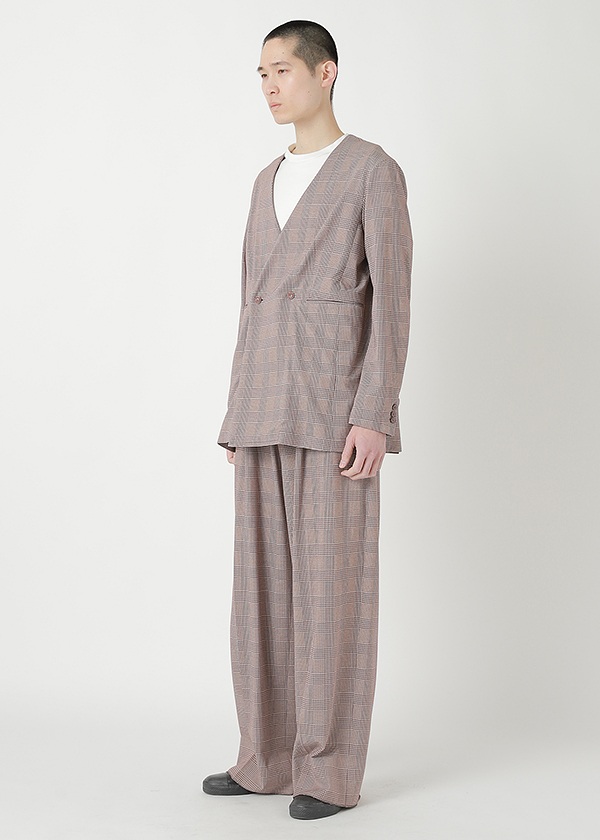 <先行予約> ZUCCa / GLEN CHECK JERSEY / ジャケット
