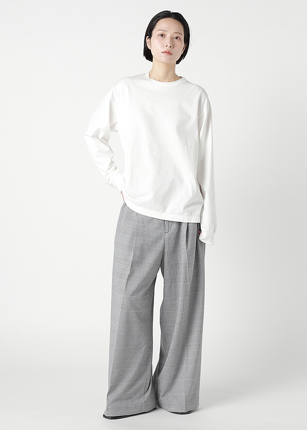 ZUCCa / GLEN CHECK JERSEY / パンツ