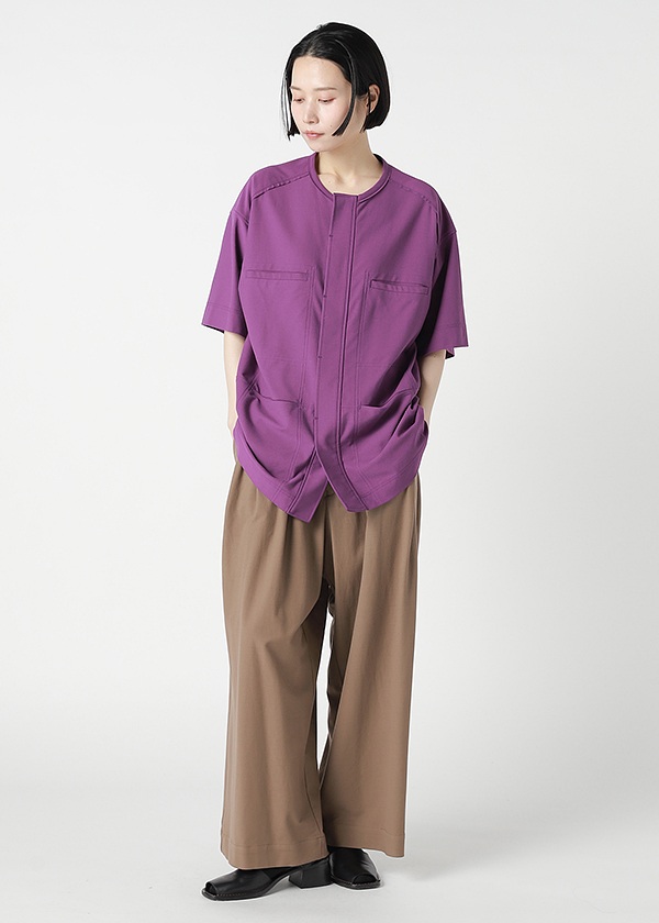 ZUCCa / HIGH TWIST TWILL JERSEY / ブラウス