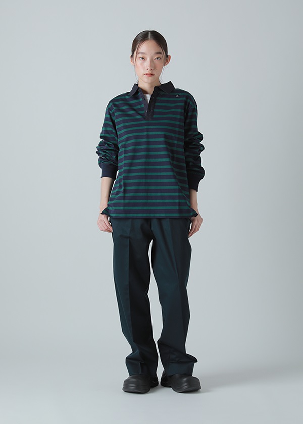 NYA- / (O) RUGBY SHIRT / ロングスリーブトップス