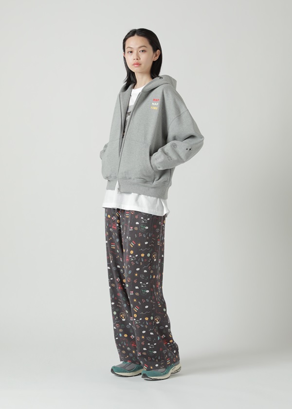NYA- / (O) NAP TIME SWEATSHIRT / ジップアップフーディー