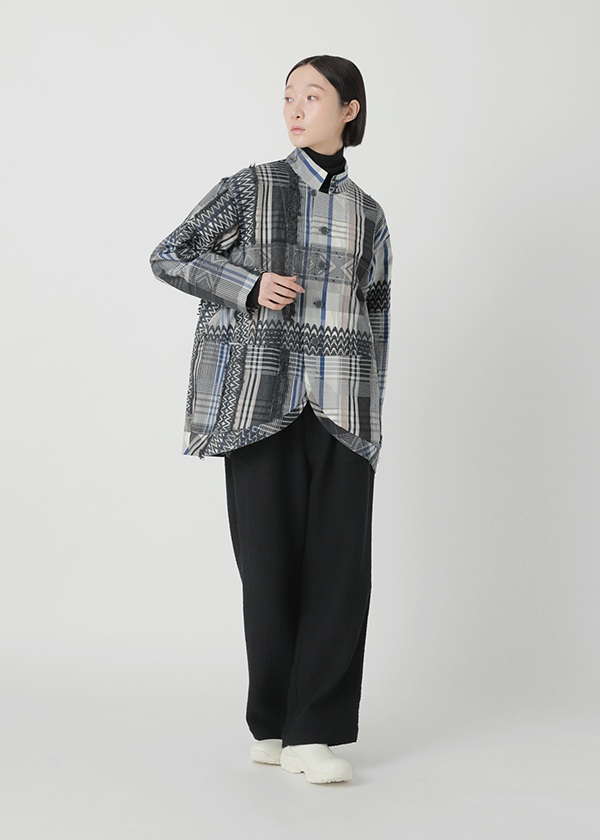 Plantation / チェックフリンジJQ / ジャケット