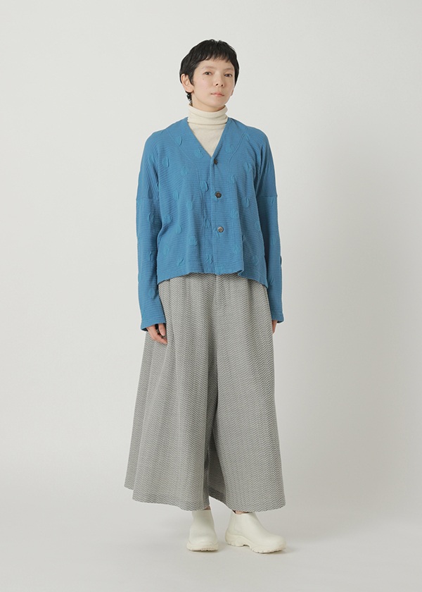 Plantation / ミニドットブリスター / カーディガン