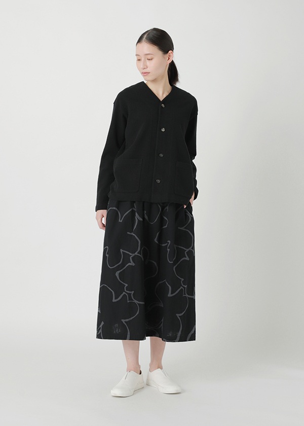 Plantation / ブロックインレイ / カーディガン