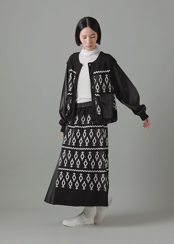 ZUCCa / (O) P ニットドッキング / ブルゾン