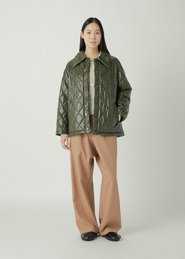 <先行予約> ZUCCa / GLOSSY QUILT COAT / ブルゾン