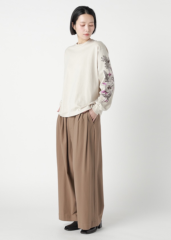 ZUCCa / FLOWER SLEEVE T / トップス