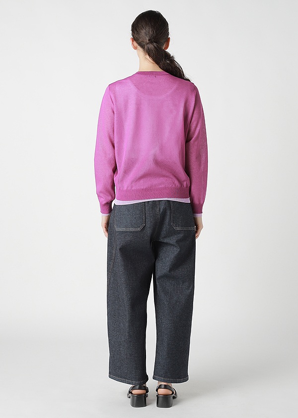 ZUCCa / DOUBLE SHEER KNIT / カーディガン