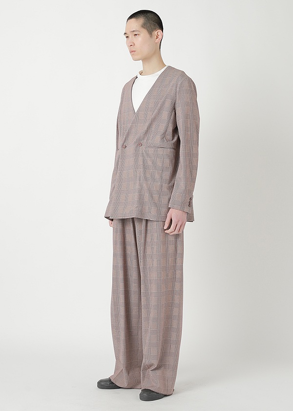 <先行予約> ZUCCa / GLEN CHECK JERSEY / パンツ