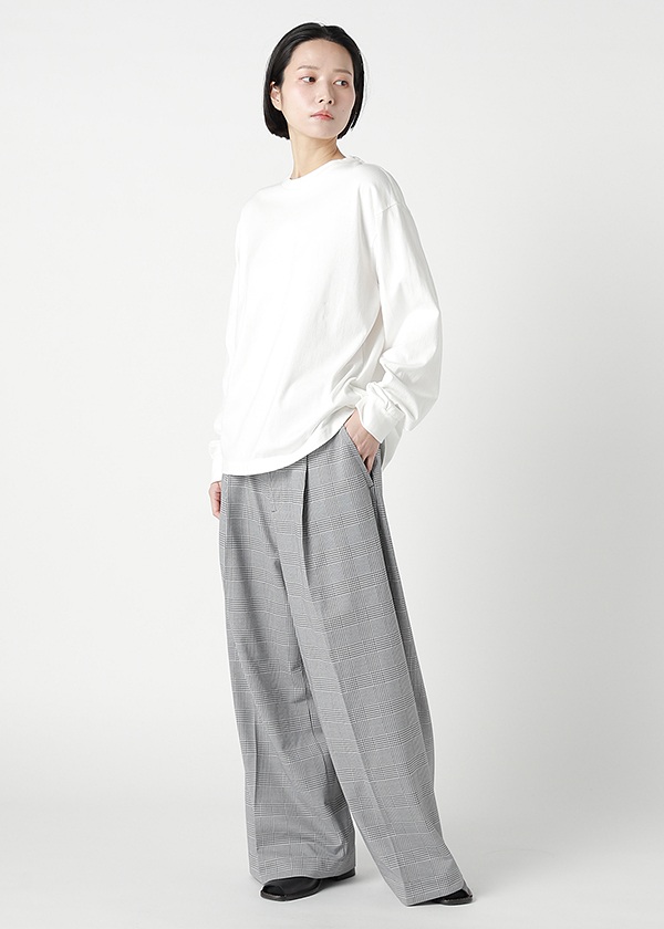 ZUCCa / GLEN CHECK JERSEY / パンツ