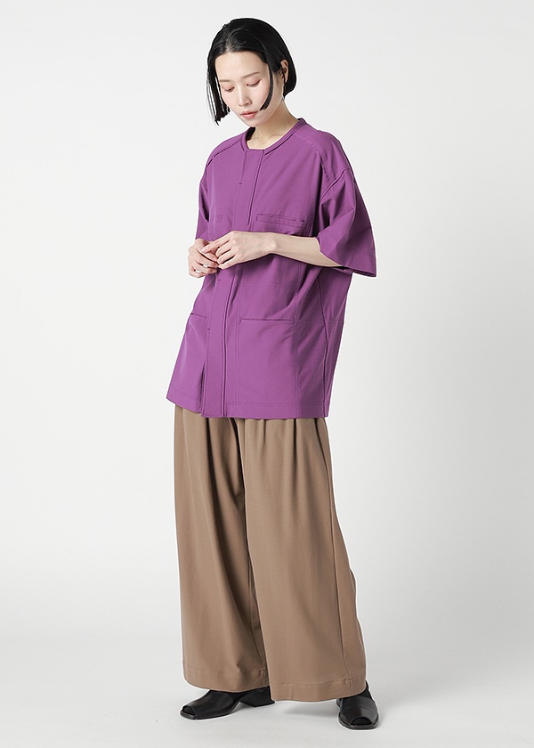 ZUCCa / HIGH TWIST TWILL JERSEY / ブラウス