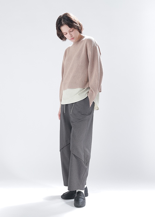 <先行予約> ZUCCa / TEXTURED COTTON KNIT / トップス