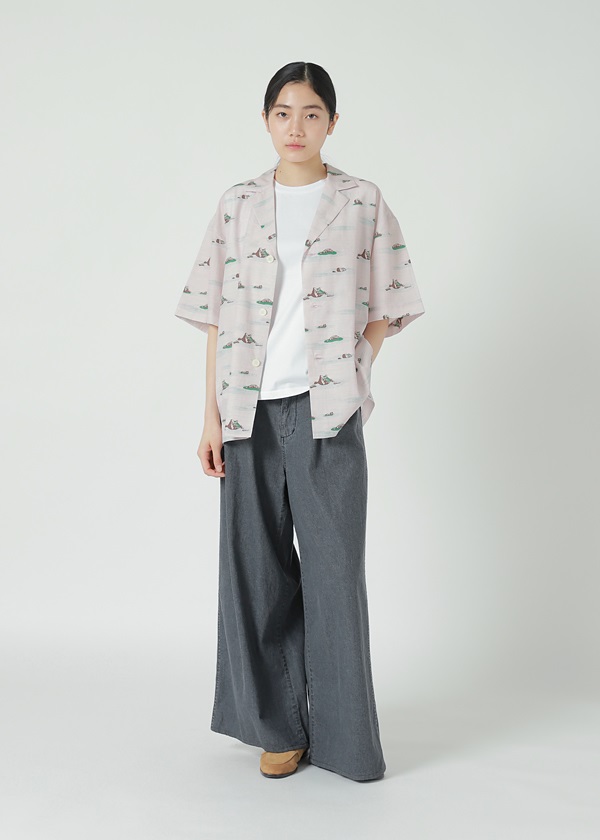 NYA- / (O) GARDEN SHIRT / ハーフスリーブシャツ