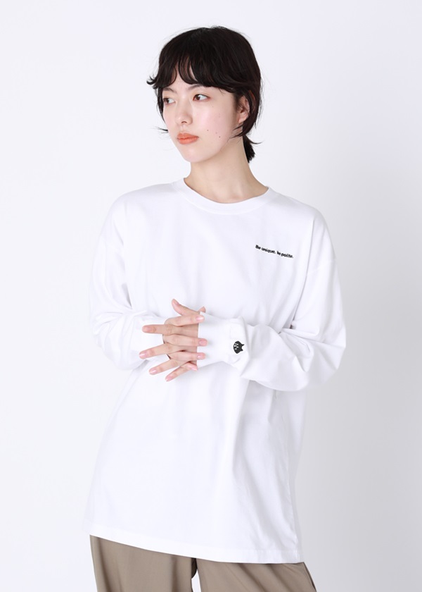 NYA- / (O) BACK NYA-? T / ロングスリーブTシャツ