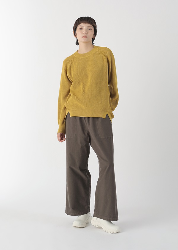 Plantation / (O) ライトコットンリリー / ニットプルオーバー