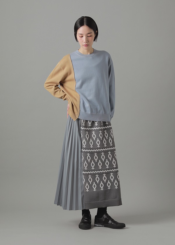 ZUCCa / (O) P ニットドッキング / スカート