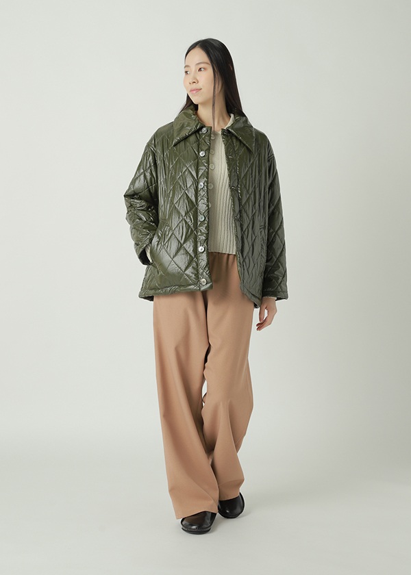 <先行予約> ZUCCa / GLOSSY QUILT COAT / ブルゾン