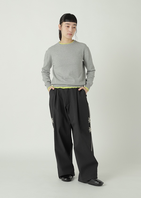 ZUCCa / S CORD EMBROIDERY BOTTOM / パンツ