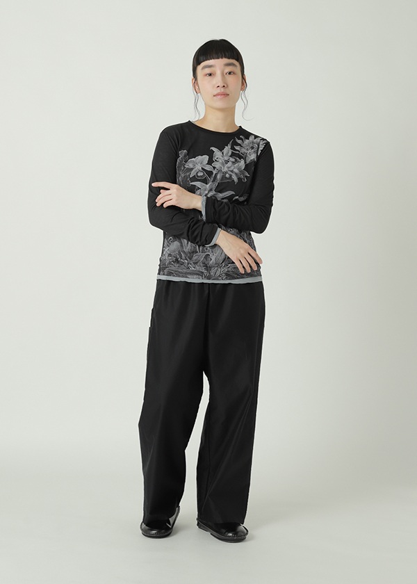 ZUCCa / S SHEER WILD FLOWER / カットソー