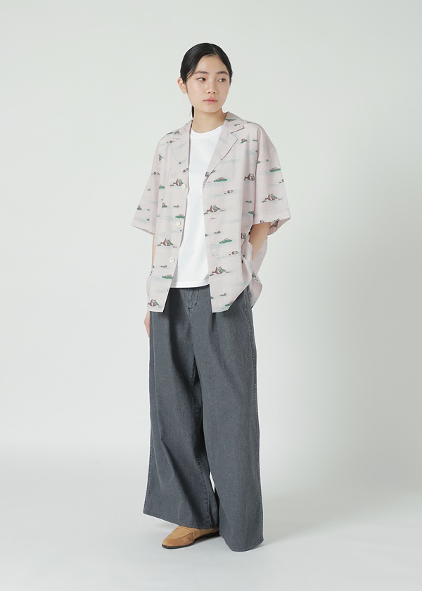 NYA- / (O) GARDEN SHIRT / ハーフスリーブシャツ