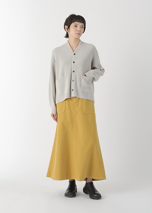 Plantation / (O) コットンライトスエード / スカート