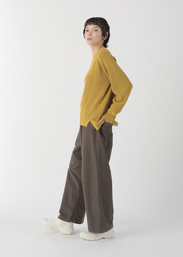 Plantation / (O) ライトコットンリリー / ニットプルオーバー