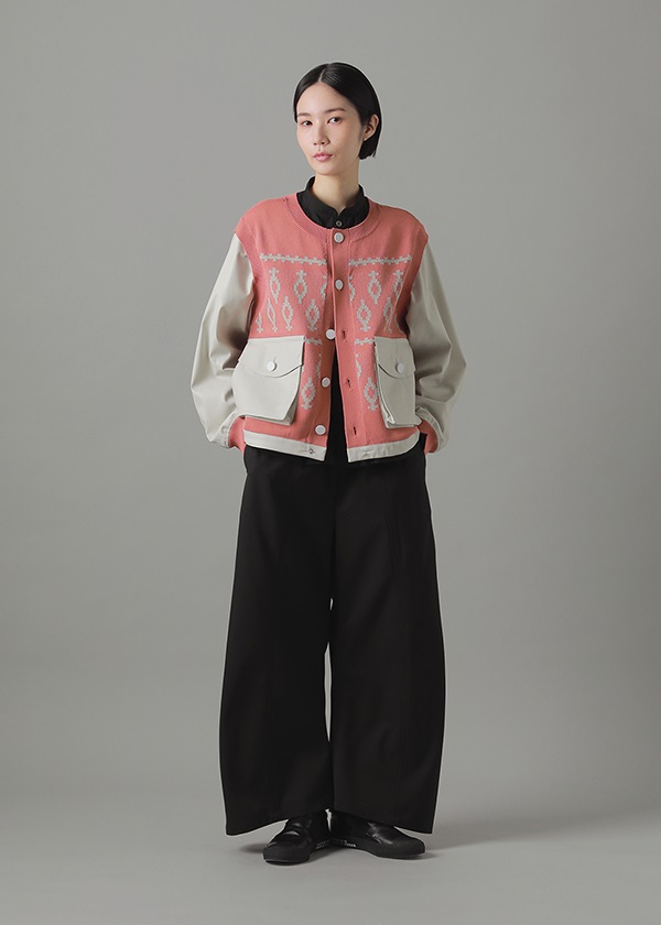 ZUCCa / (O) P ニットドッキング / ブルゾン