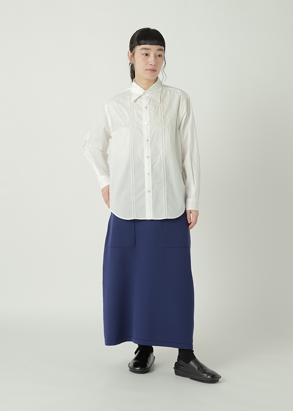ZUCCa / PO CORD EMBROIDERY SHIRT / ブラウス