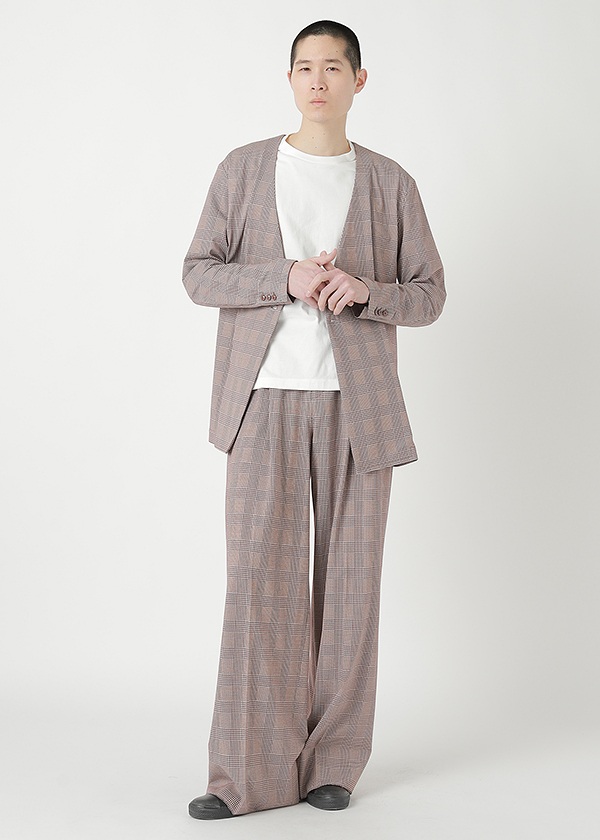 <先行予約> ZUCCa / GLEN CHECK JERSEY / ジャケット