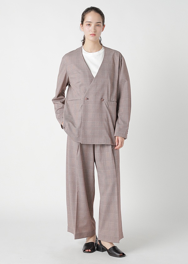 ZUCCa / GLEN CHECK JERSEY / ジャケット