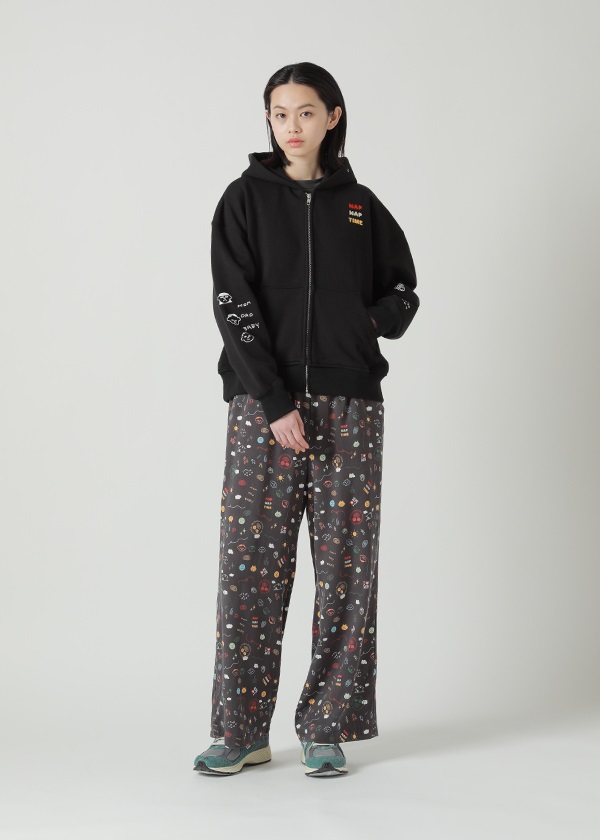 NYA- / (O) NAP TIME SWEATSHIRT / ジップアップフーディー