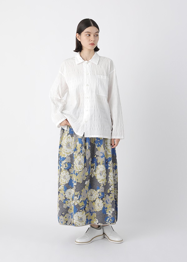 Plantation / (O) シュリンクブロードボーダー / シャツ