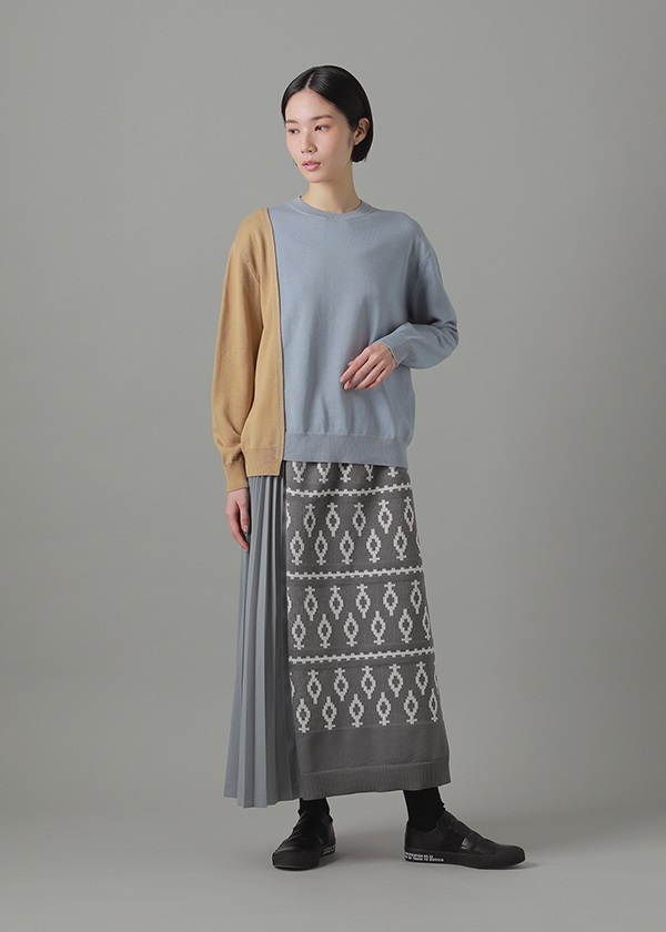 ZUCCa / (O) P ニットドッキング / スカート