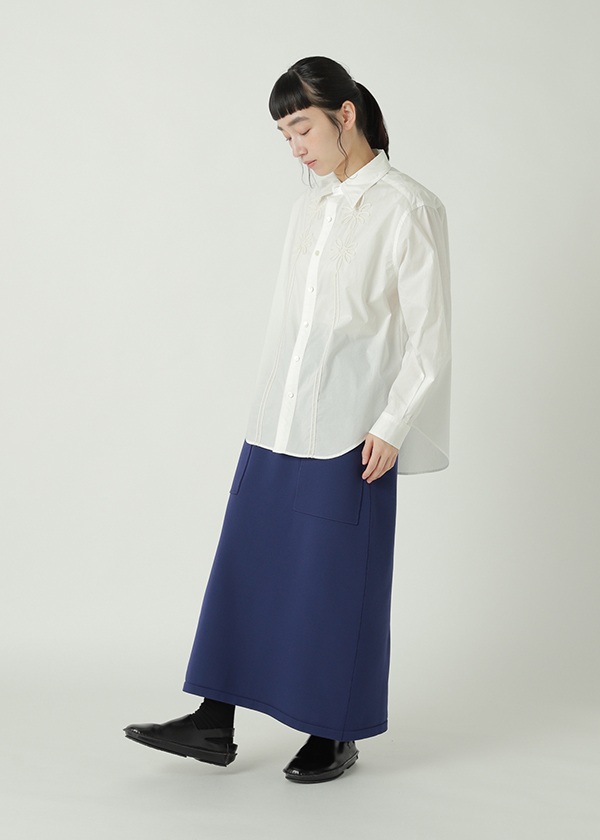 ZUCCa / P CORD EMBROIDERY SHIRT / ブラウス