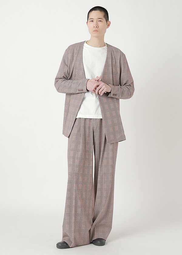 <先行予約> ZUCCa / GLEN CHECK JERSEY / パンツ