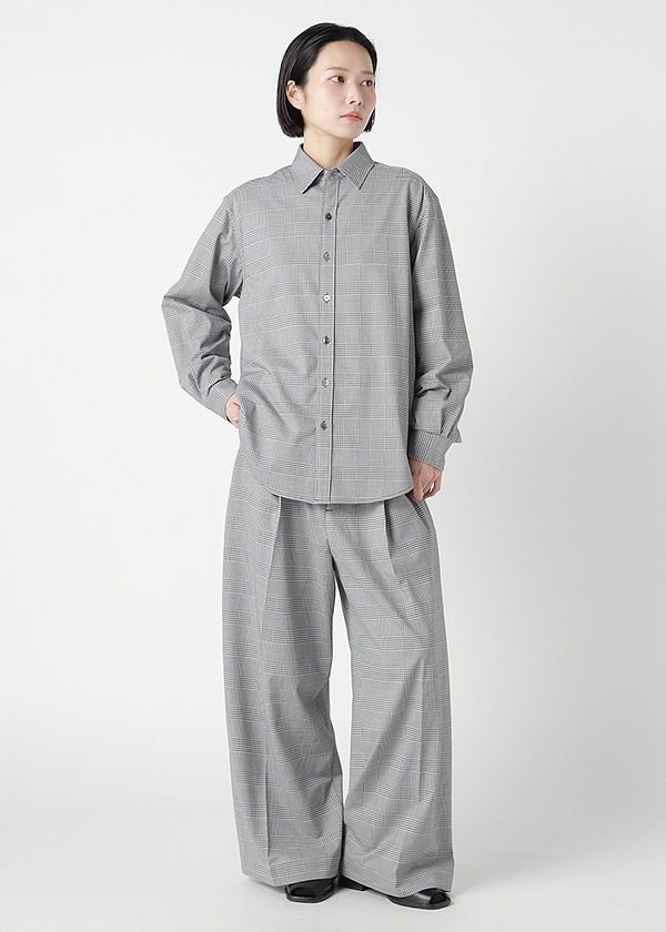 ZUCCa / GLEN CHECK JERSEY / シャツ