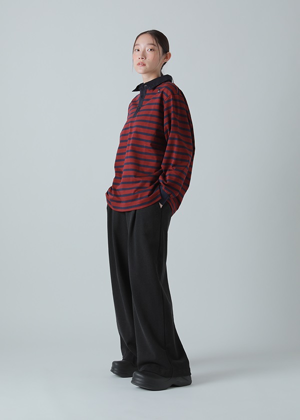 NYA- / (O) RUGBY SHIRT / ロングスリーブトップス