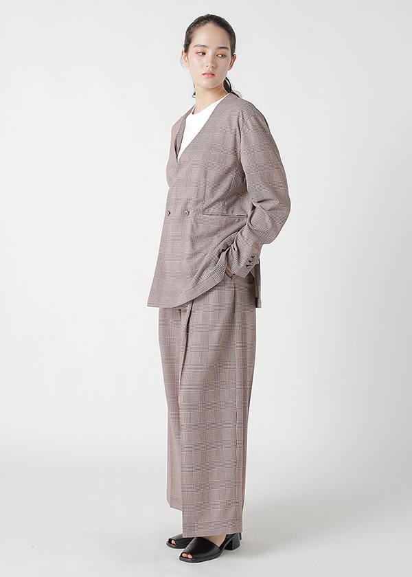 ZUCCa / GLEN CHECK JERSEY / ジャケット