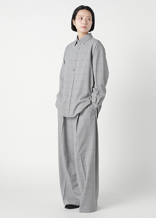 ZUCCa / GLEN CHECK JERSEY / シャツ
