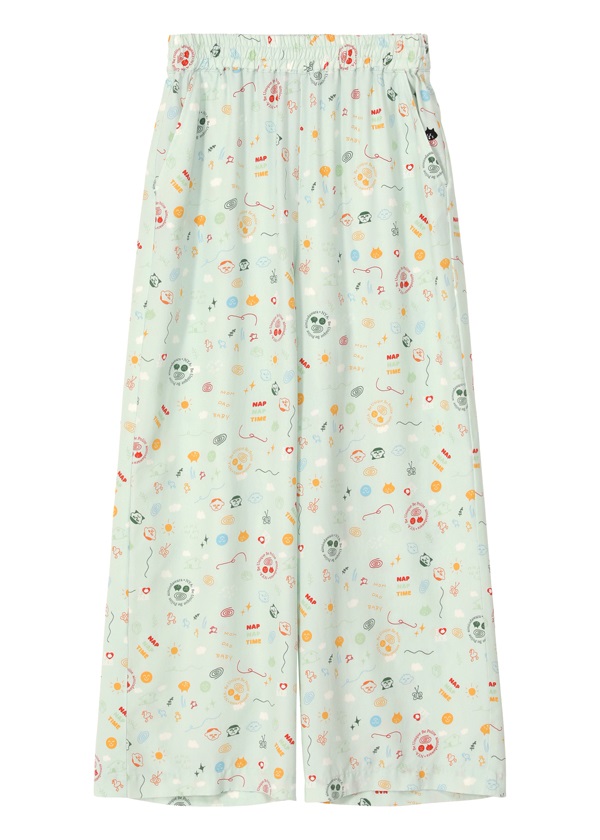 NYA- / (O) FAMILY PRINT PANTS / リラックスパンツ