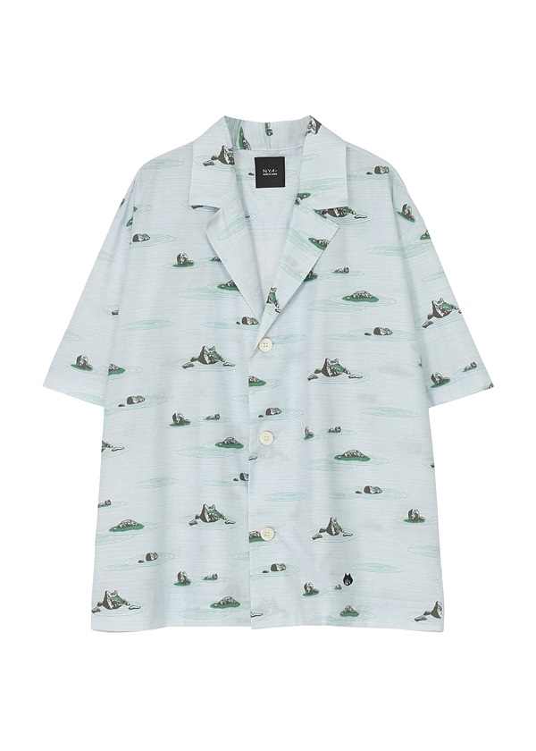 NYA- / (O) GARDEN SHIRT / ハーフスリーブシャツ