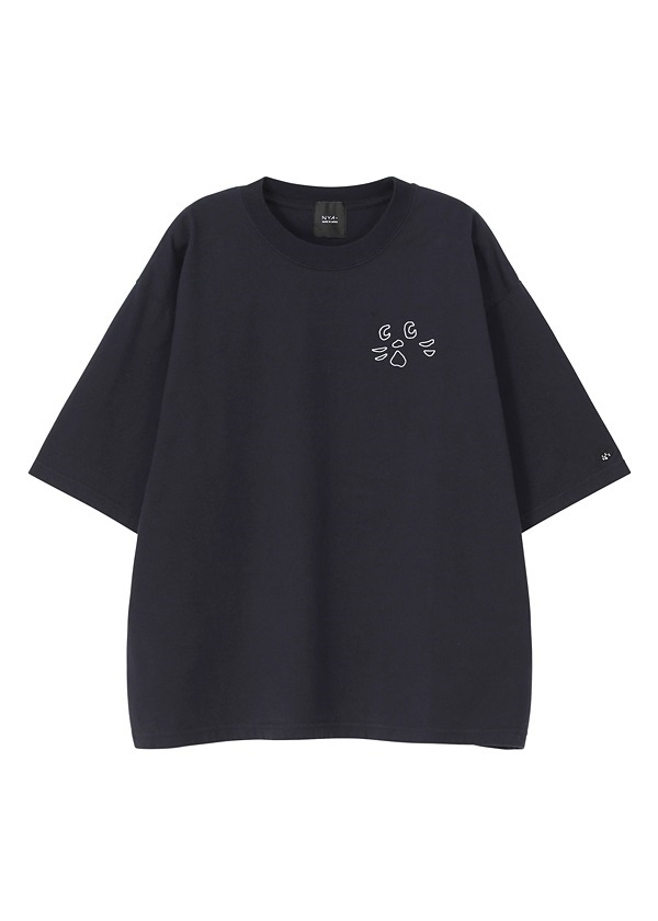 NYA- / EMBROIDERY FACE T / Tシャツ