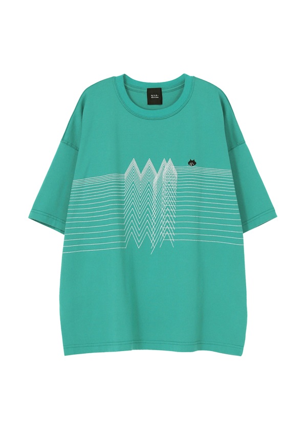 NYA- / (O) SASHIKO HAPPO T / Tシャツ