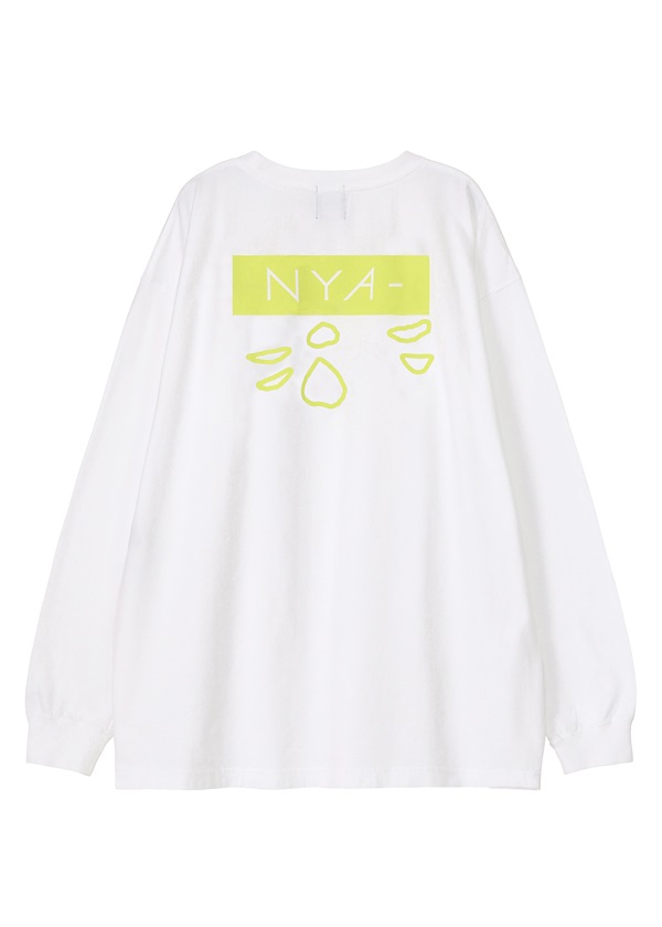 NYA- / (O) BACK NYA-? T / ロングスリーブTシャツ